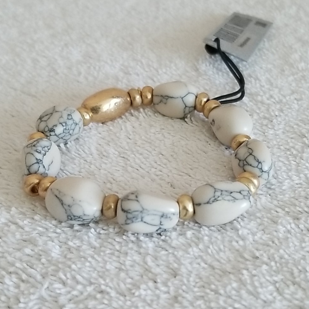 New Robert Lee Morris Stone Beaded Bracelet - Picture 4 of 11